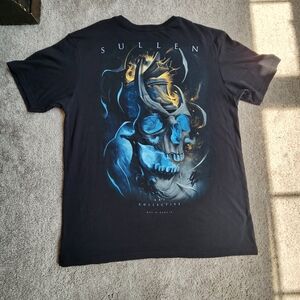 Sullen Men's Black and Blue Graphic Tee